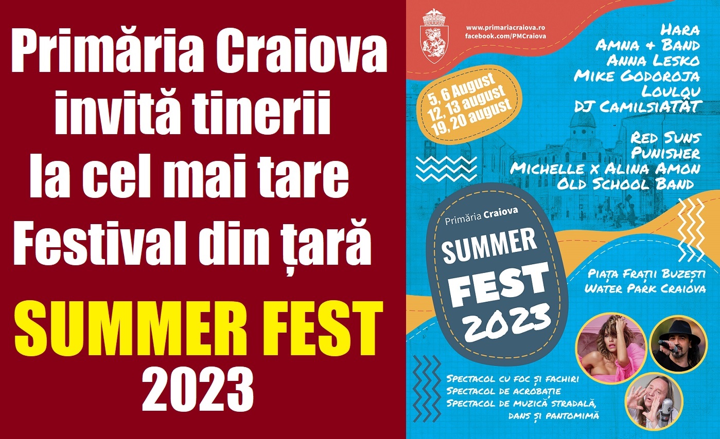 Craiova Summer Fest 2023 Top Secret Craiova