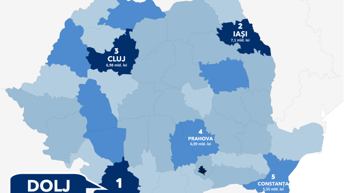harta clasament fonduri europene